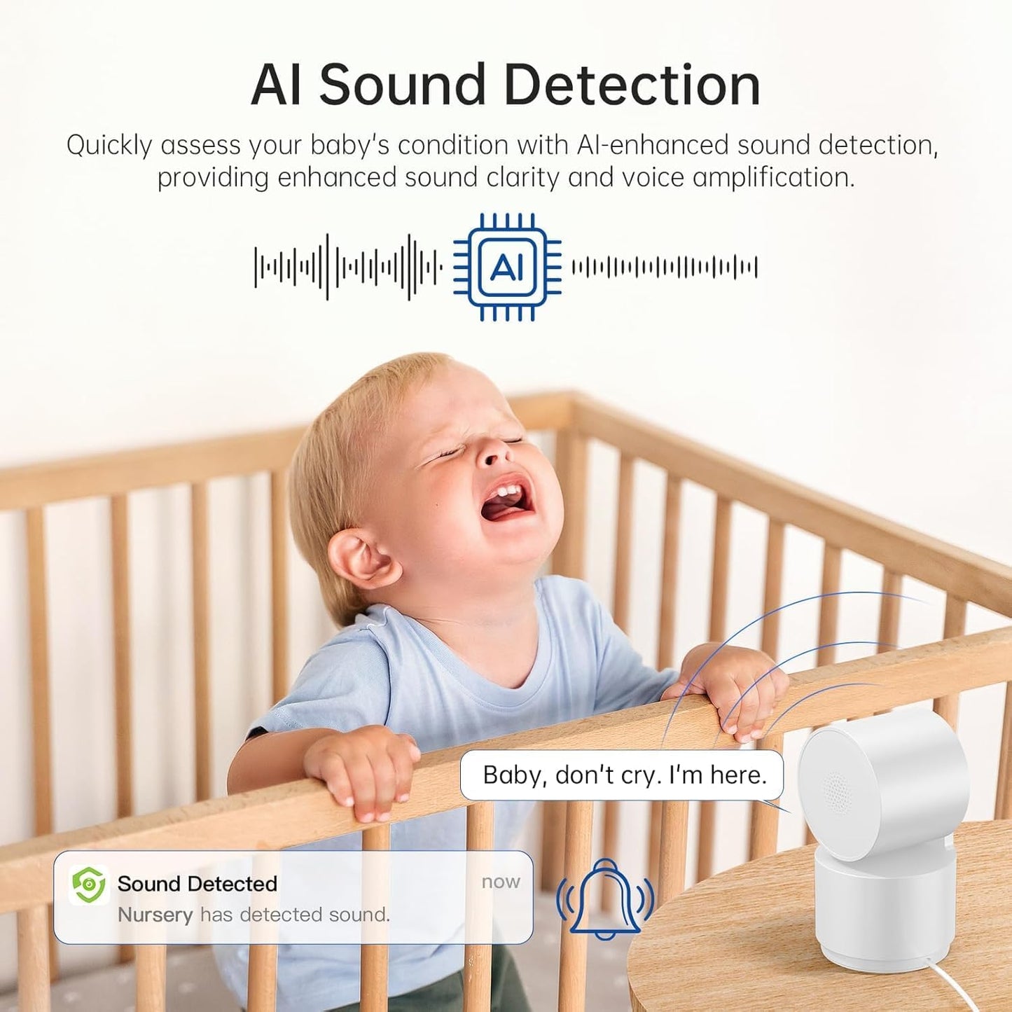 <Dual-Band WiFi> Y3 Baby & Pet Indoor Security Camera, 2K HD Symynelec Camera