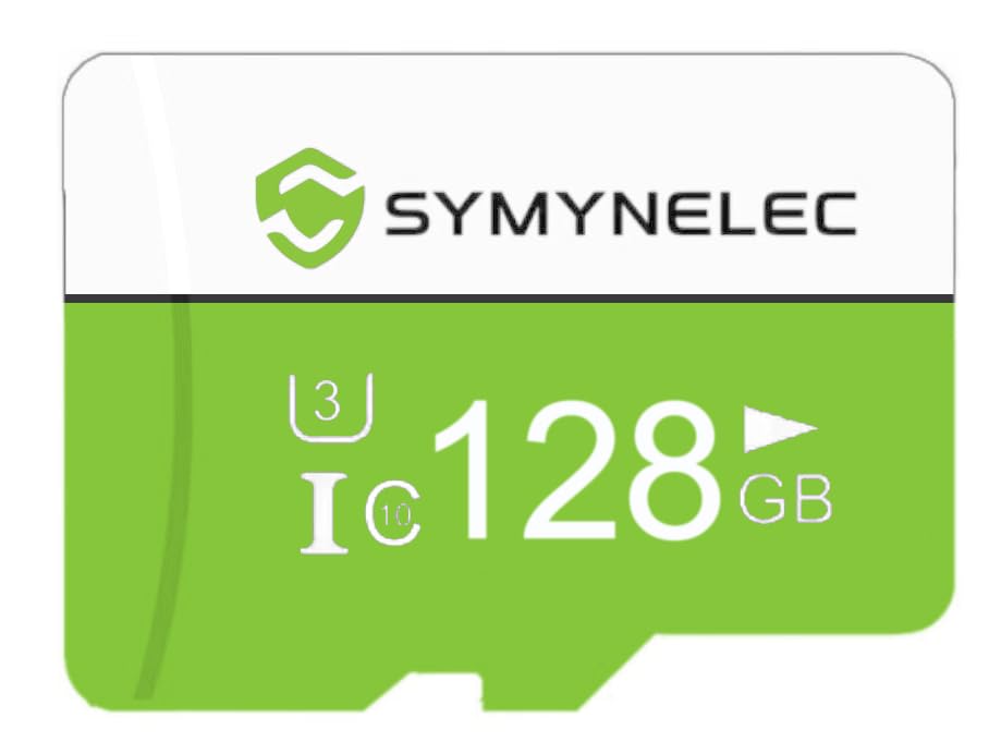 Tarjeta TF SYMYNELEC de 128 GB, tarjeta de memoria Full HD de alta velocidad, tarjeta de almacenamiento TF de clase 10 para computadora, cámara, teléfono, cámara de tablero, tableta y PC